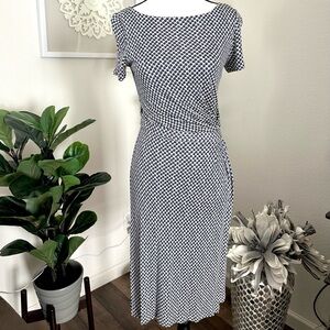 EUC Tory Burch Edna Draped Silk Dress